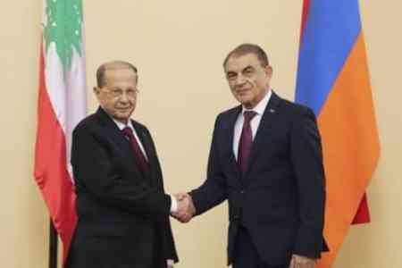 President of Lebanon and Armenian Parliament Speaker discussed issues  of cooperation